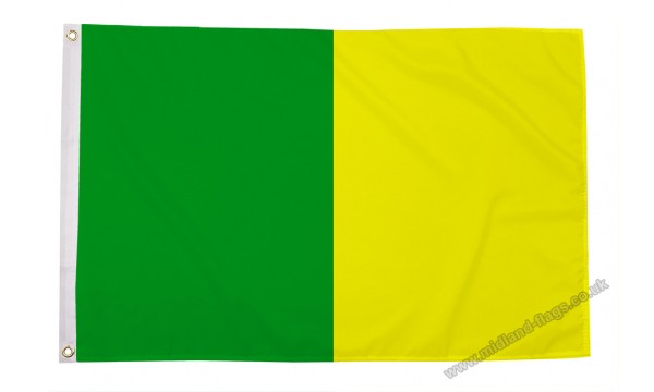 Green and Gold Irish County Flag